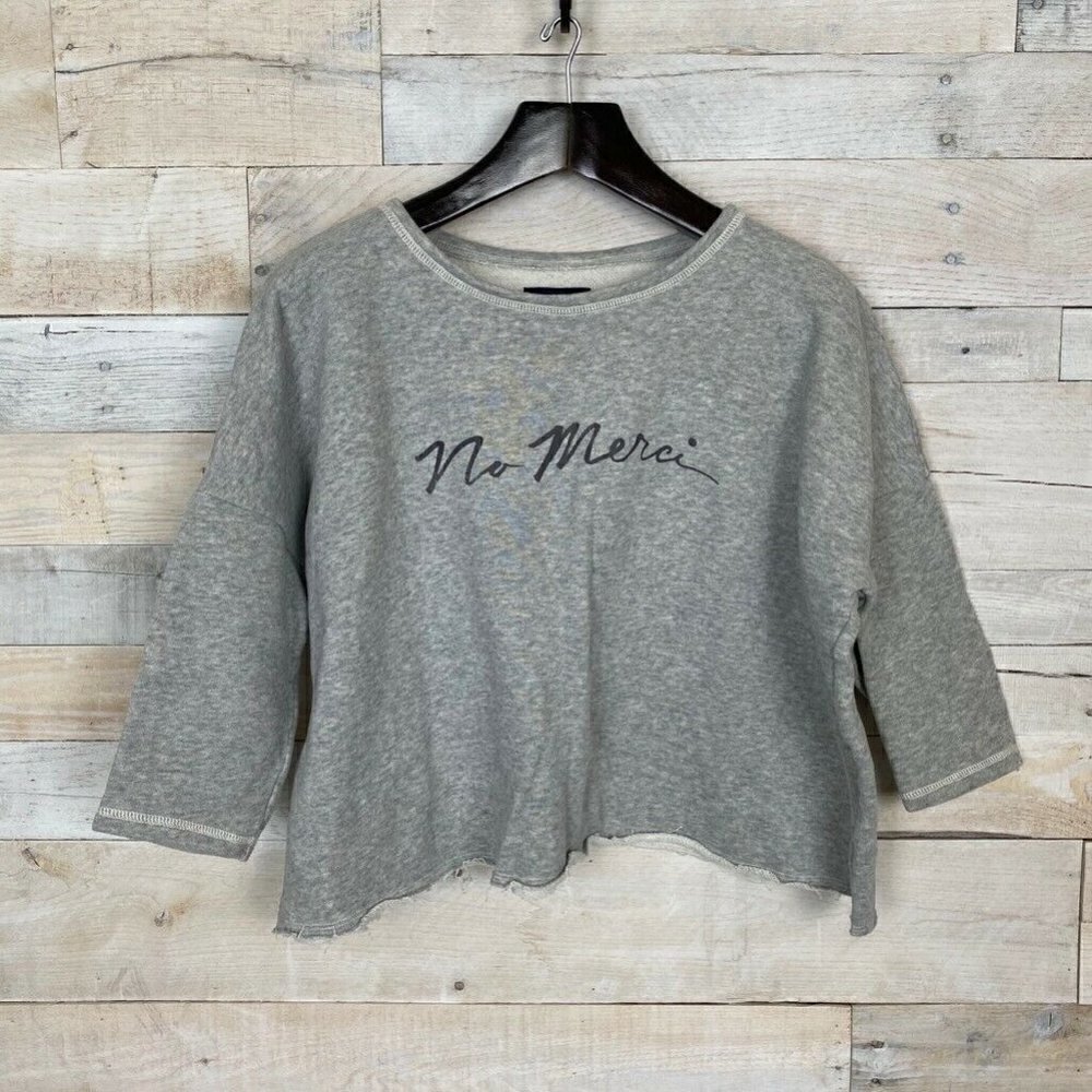 American Eagle AEO Graphic Crop Sweatshirt Medium